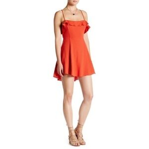 Free People 'More Than A Mini' Lace-Up Dress